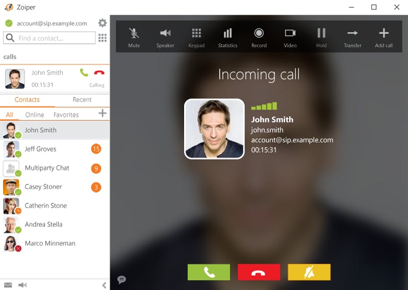 Zoiper Screenshot 3