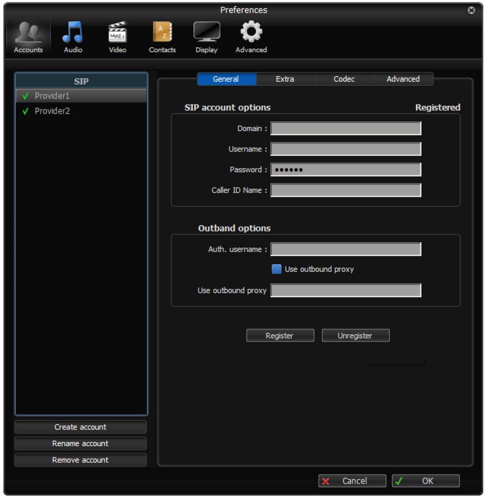 Zoiper Screenshot 4