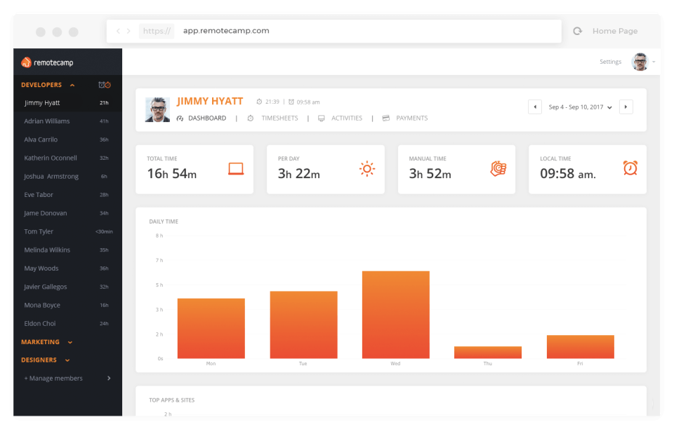 RemoteCamp Screenshot 1