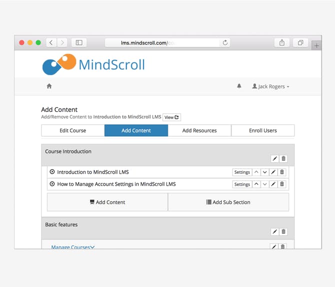 Mindscroll LMS Screenshot 4