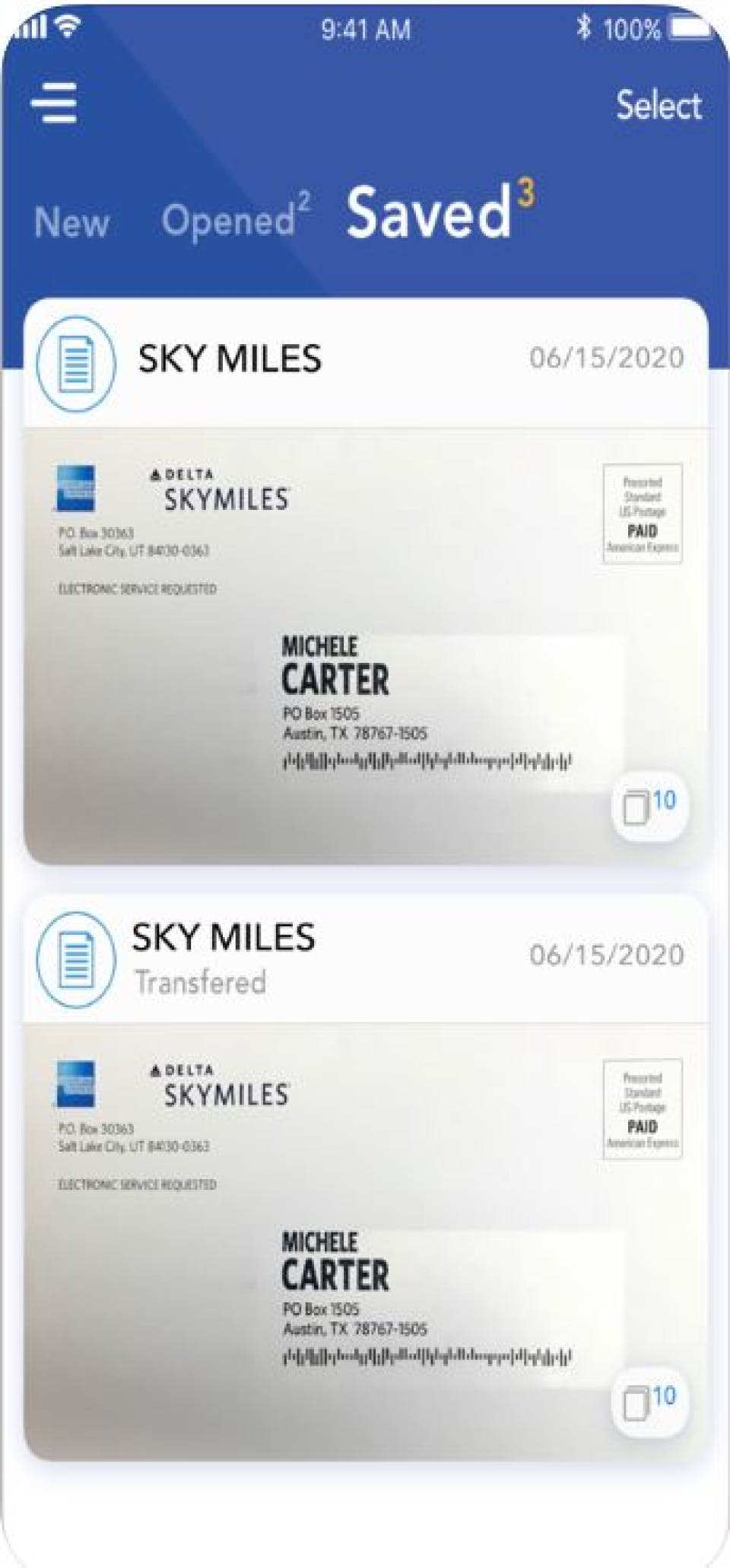 PostScan Mail Screenshot 1