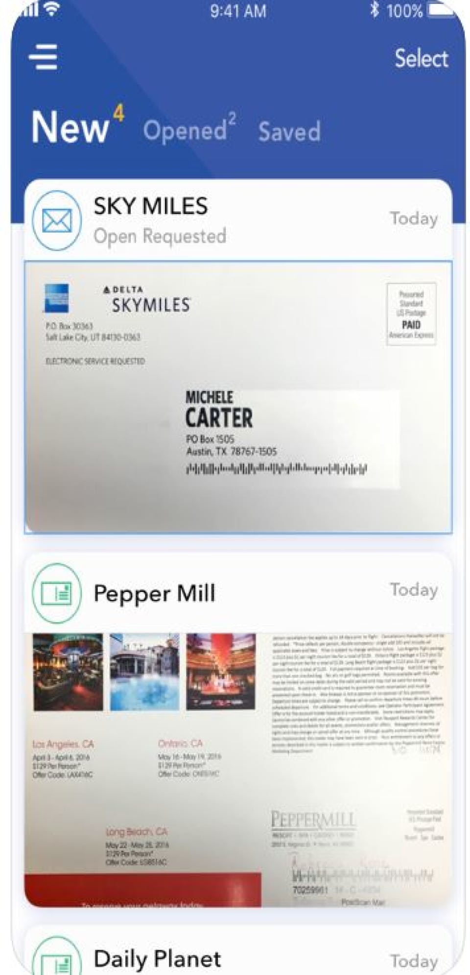 PostScan Mail Screenshot 3