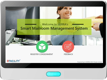 eFACiLiTY Mailroom Management System Screenshot 2
