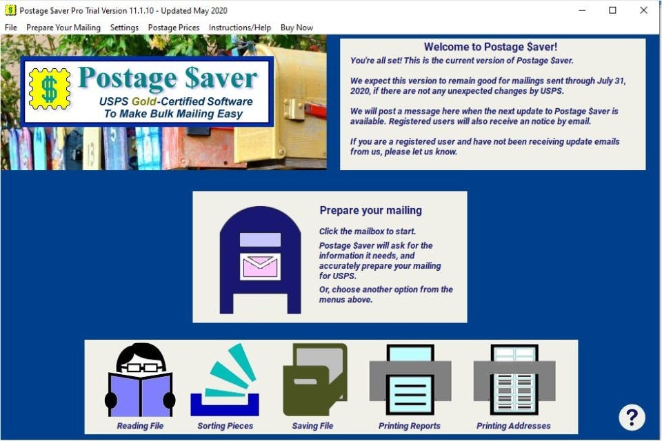 Postage $aver Screenshot 1