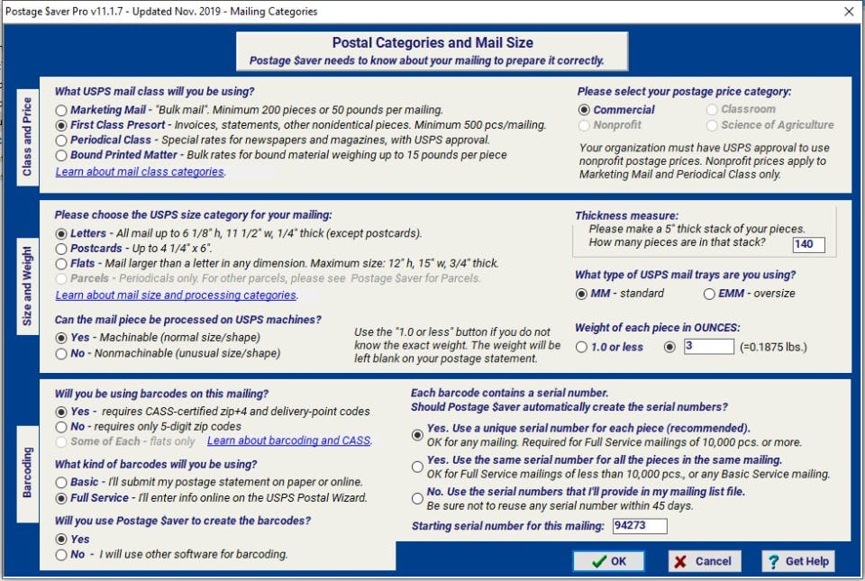 Postage $aver Screenshot 2
