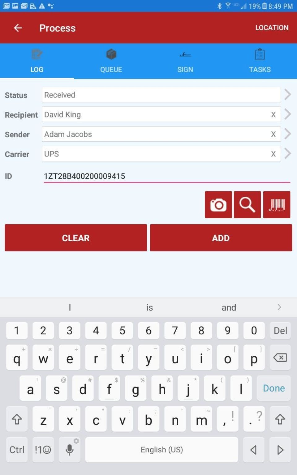 TekTrack Screenshot 1