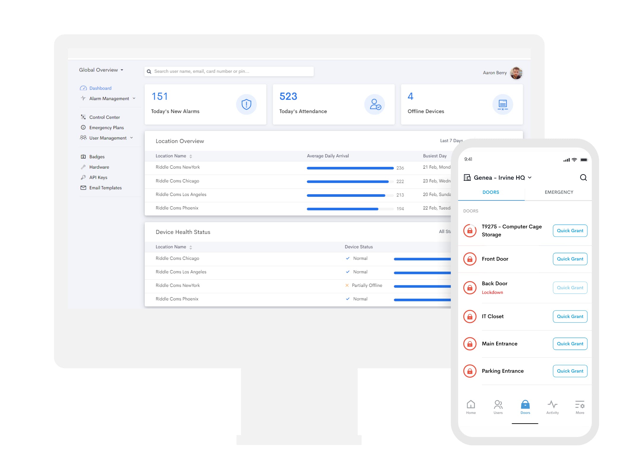 Genea Access Control Screenshot 1