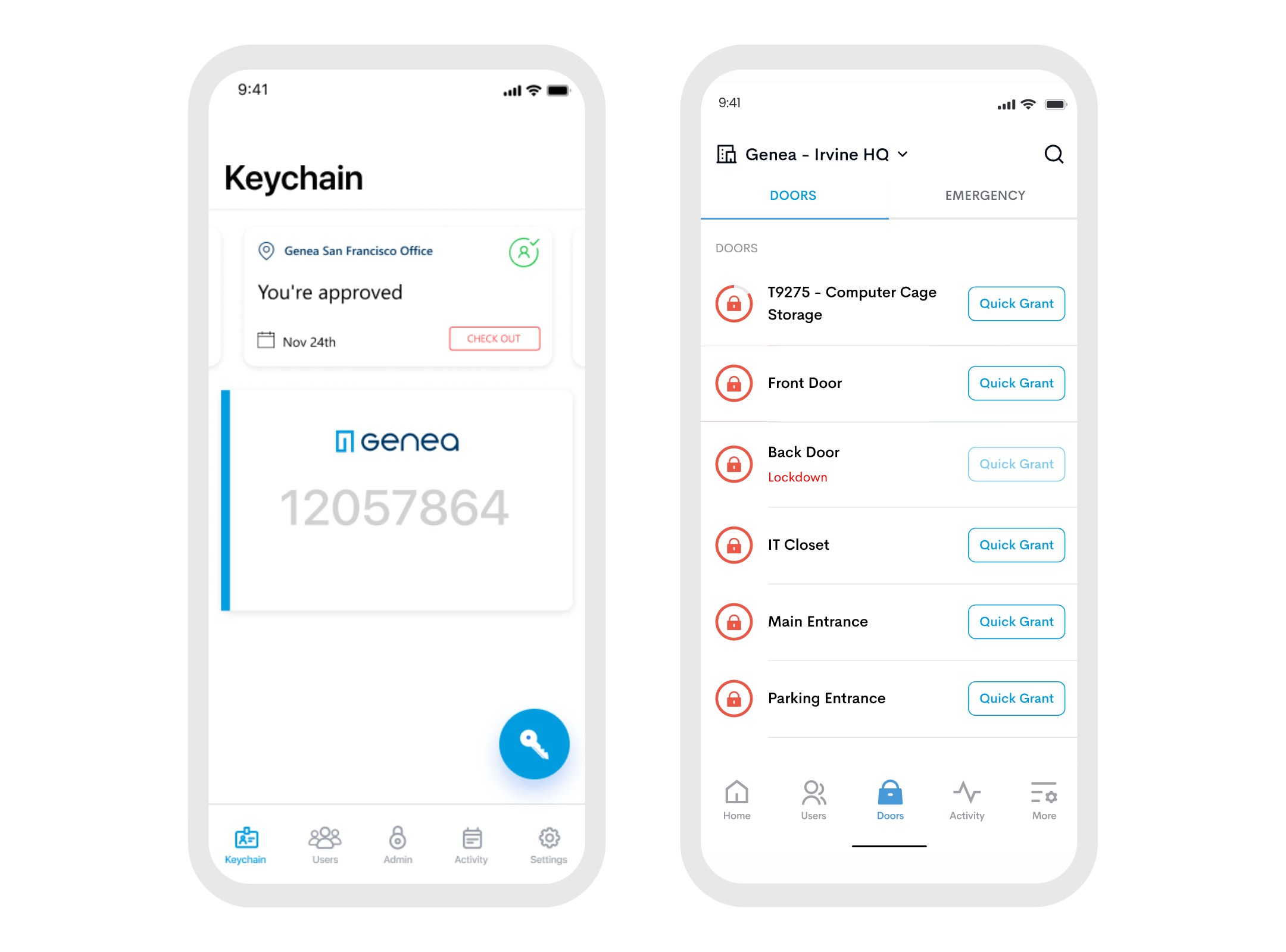 Genea Access Control Screenshot 2