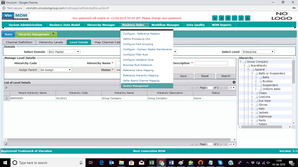Vin MDM Screenshot 1