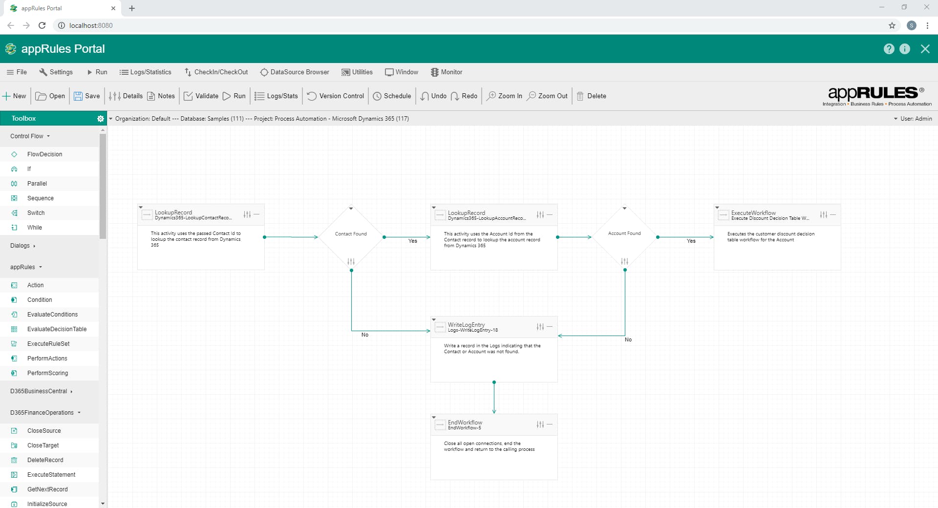 appRules Portal Screenshot 3
