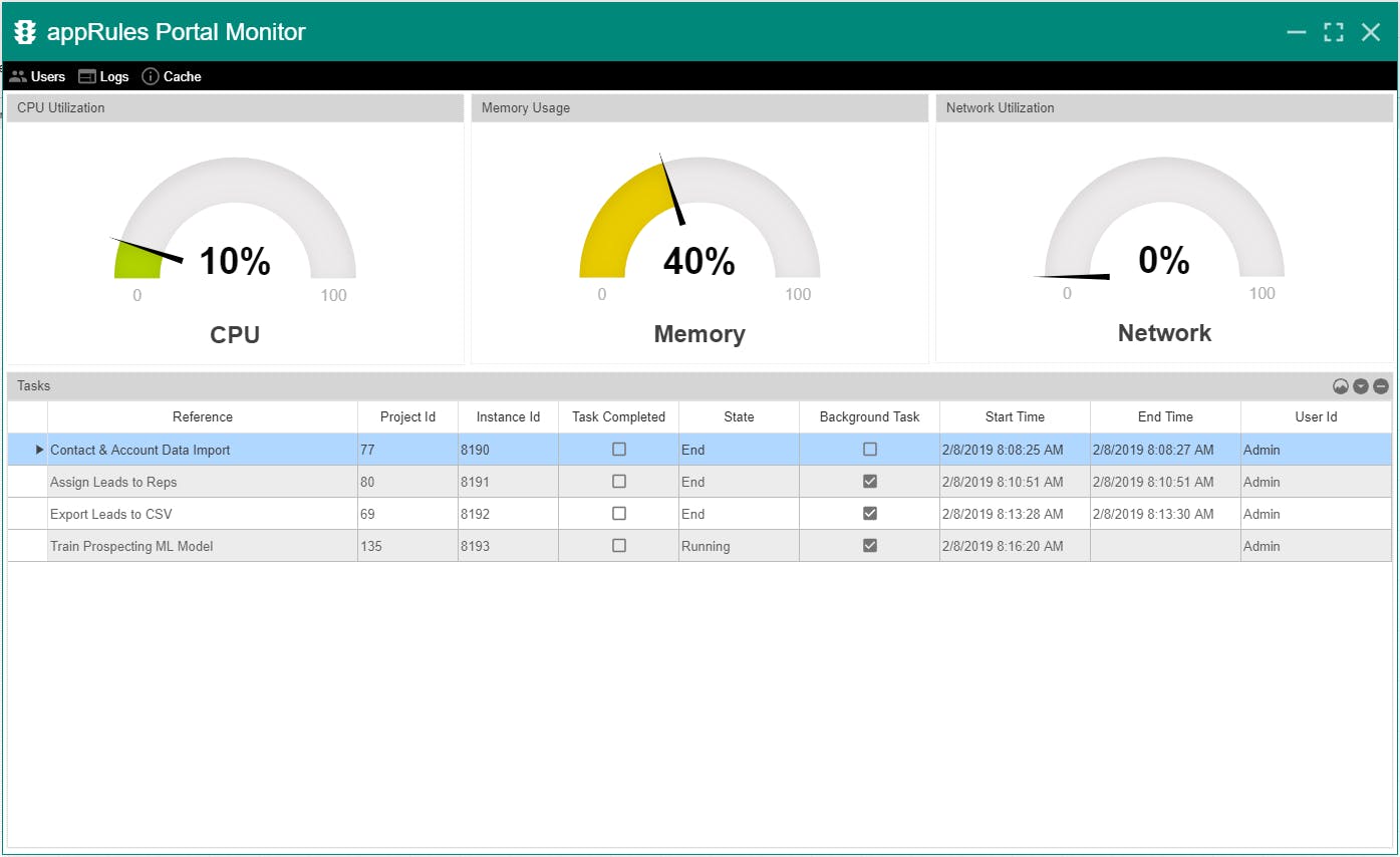 appRules Portal Screenshot 5