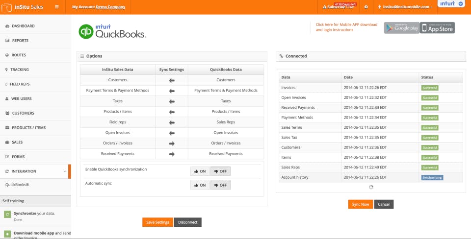 inSitu Sales Screenshot 5