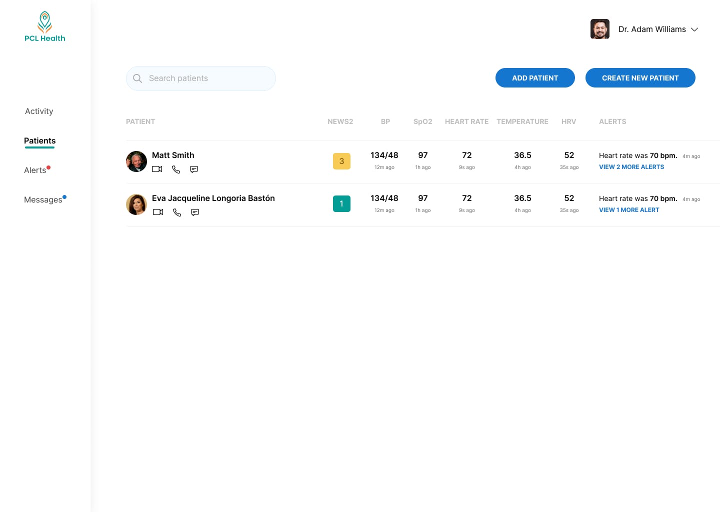 PCL Health Screenshot 1