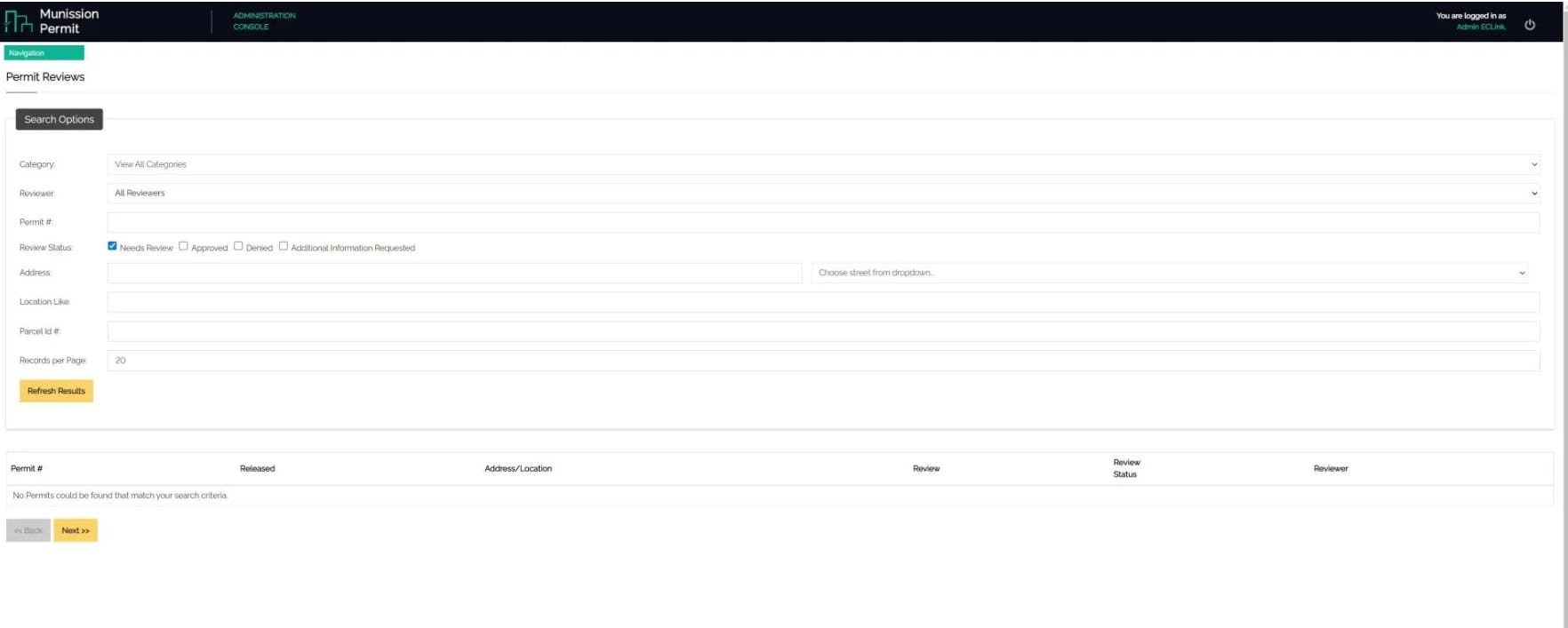 Munission Permit Screenshot 3