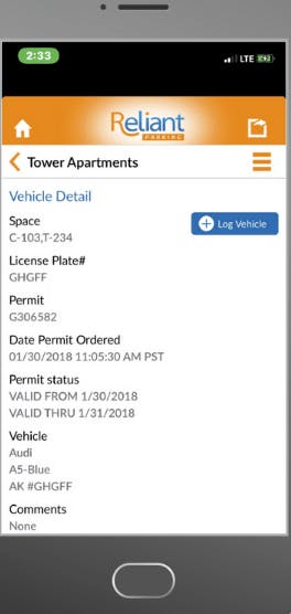 Reliant Parking Screenshot 2