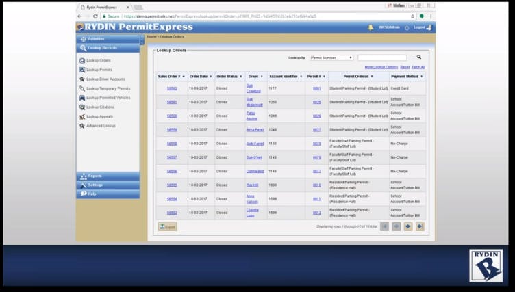 Rydin PermitExpress Screenshot 3