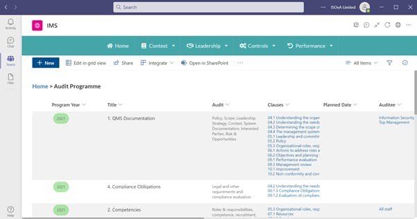 ISOvA IMS Screenshot 2