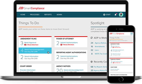 ADP SmartCompliance Screenshot 1