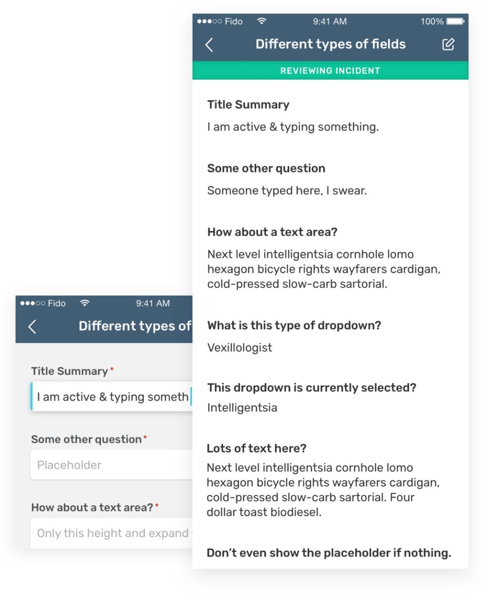 1st Reporting Screenshot 1