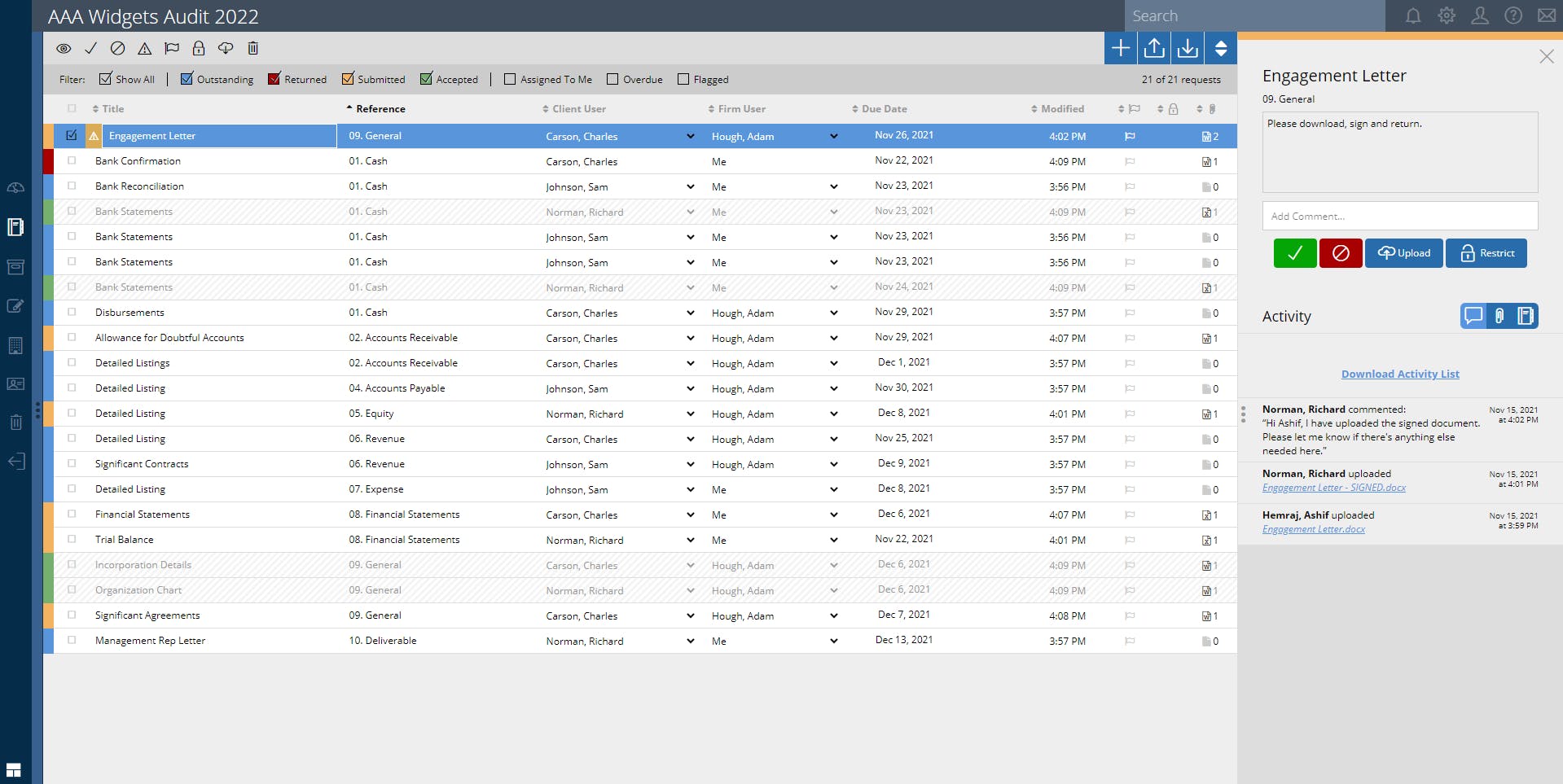 AuditDashboard Screenshot 2