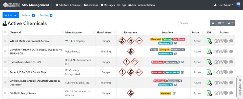 Data Sheet Solutions Screenshot 3