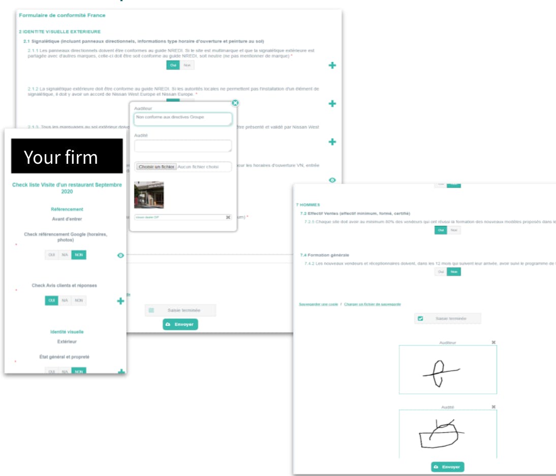 Synergee FRANCHISE FIELD AUDIT MANAGEMENT Screenshot 1
