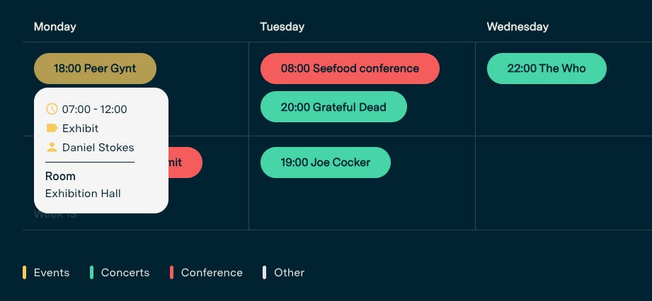 Crescat Event Screenshot 1