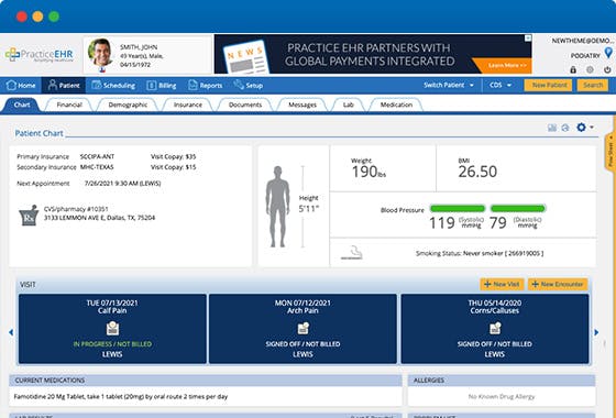 Practice EHR Screenshot 3
