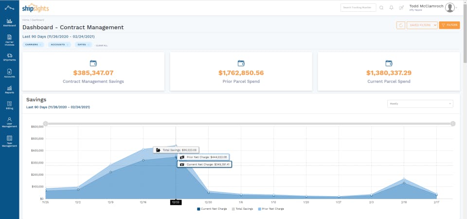 ShipSights Parcel Audit Screenshot 4