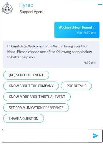 Hyreo Virtual Hiring Events Screenshot 3