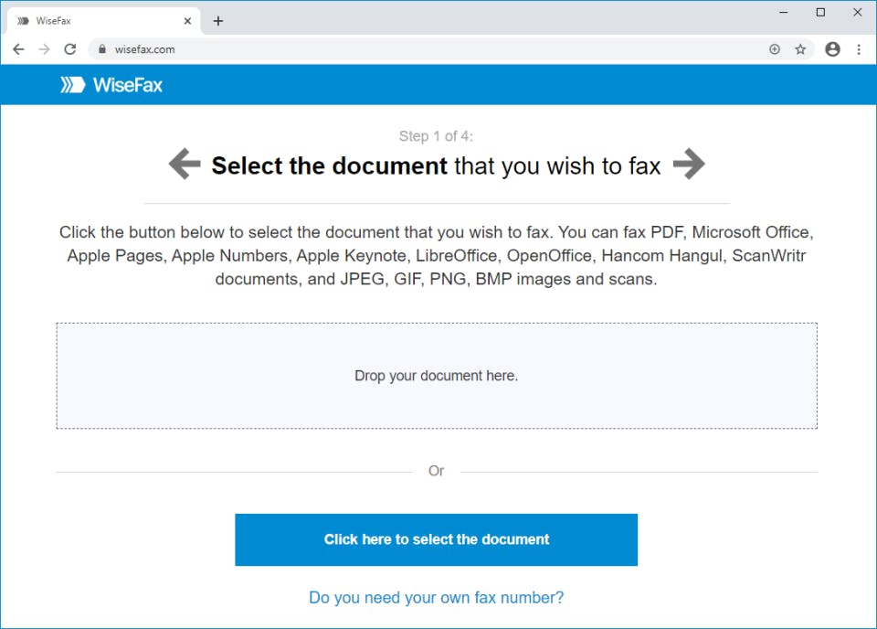 WiseFax Screenshot 1