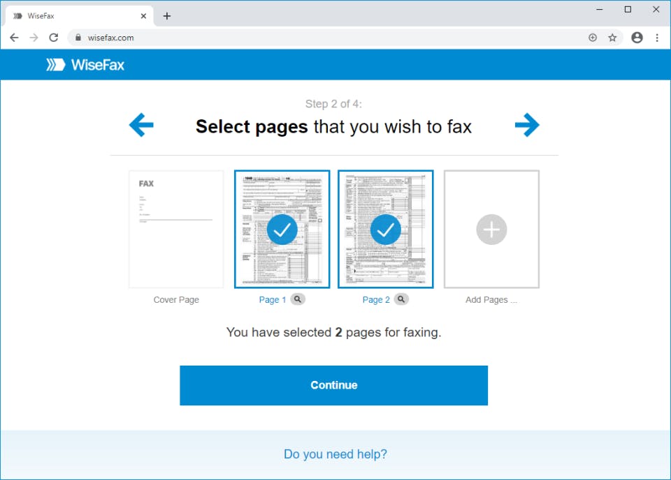 WiseFax Screenshot 2