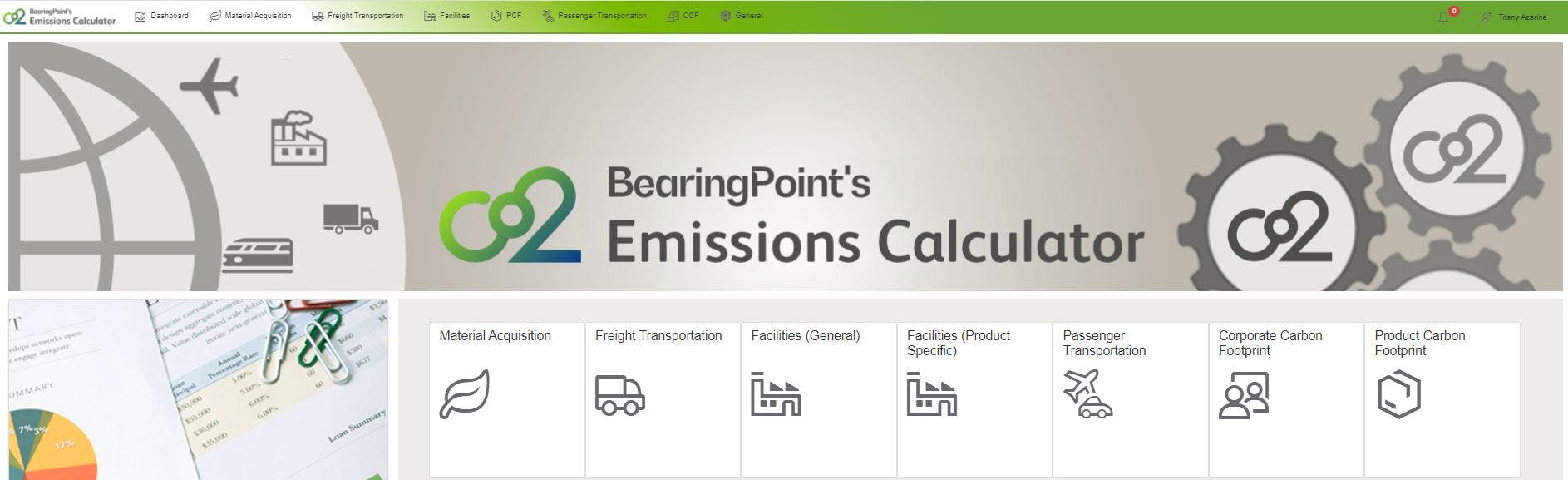 Emissions Calculator Screenshot 1