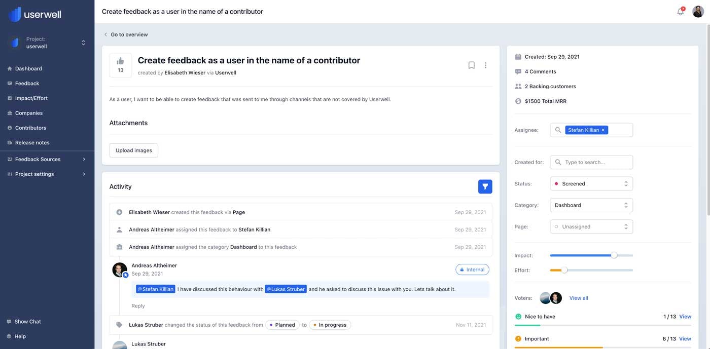 Userwell Screenshot 3