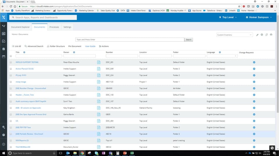 Quality Management Software Screenshot 1