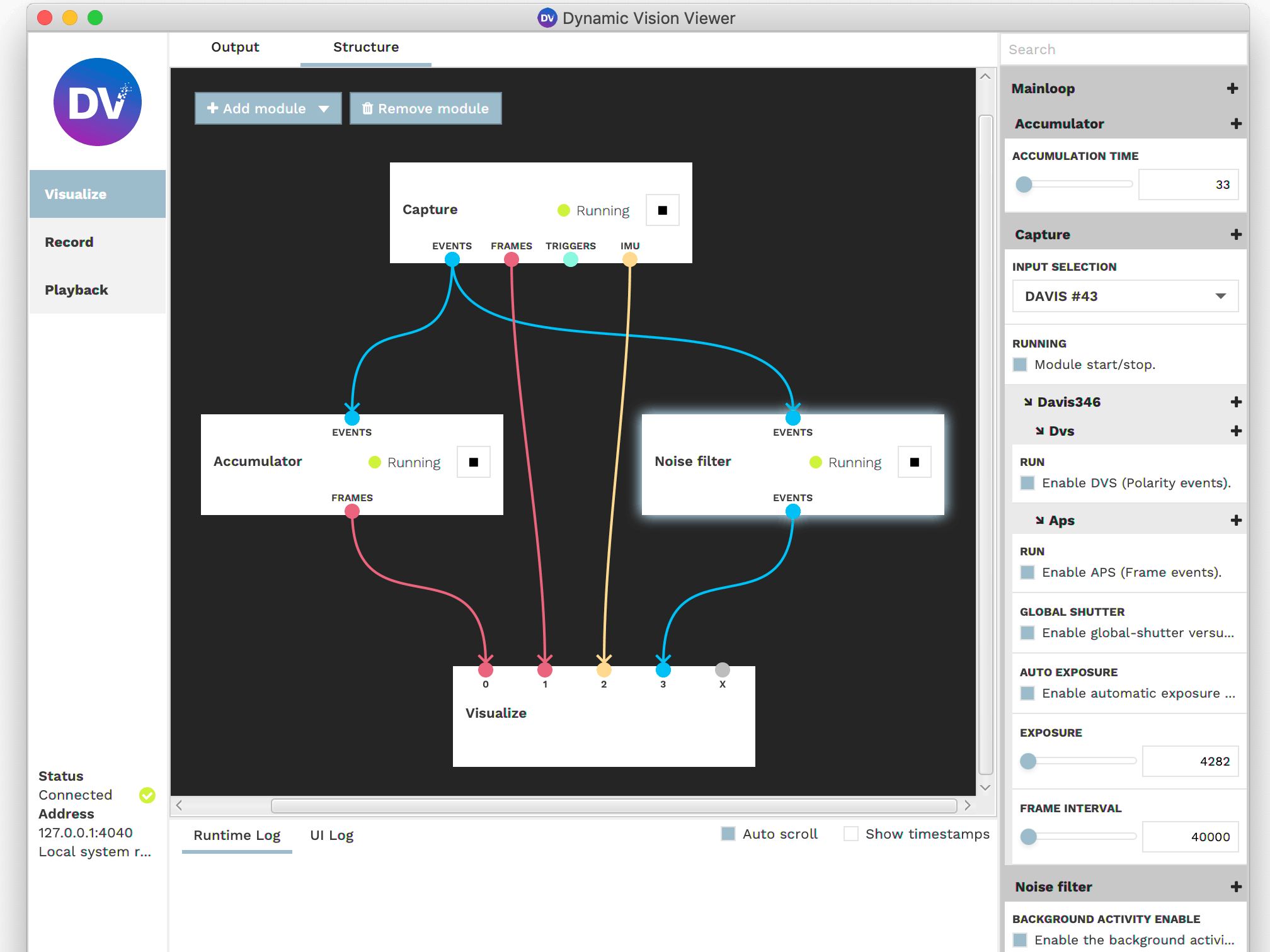 Dynamic Vision Platform Screenshot 2
