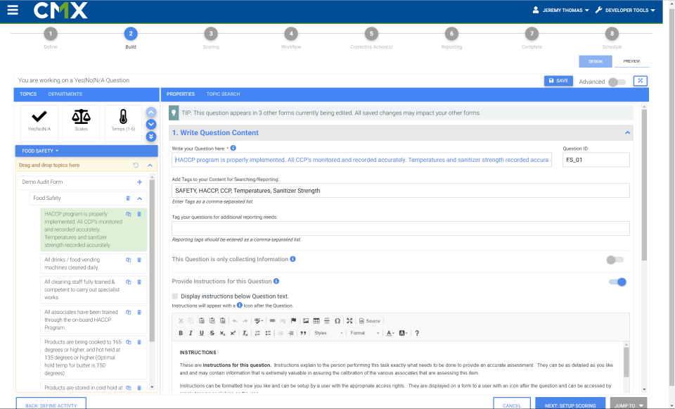 CMX1 Platform Screenshot 1
