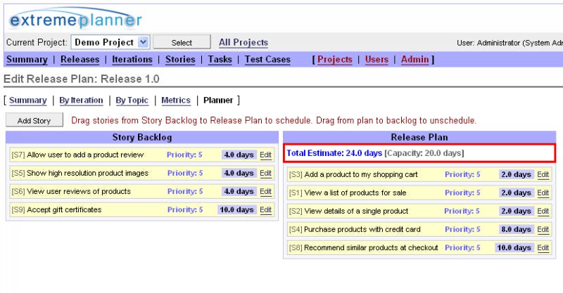 ExtremePlanner Screenshot 5