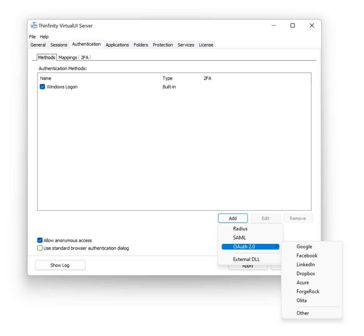 Thinfinity VirtualUI Screenshot 2