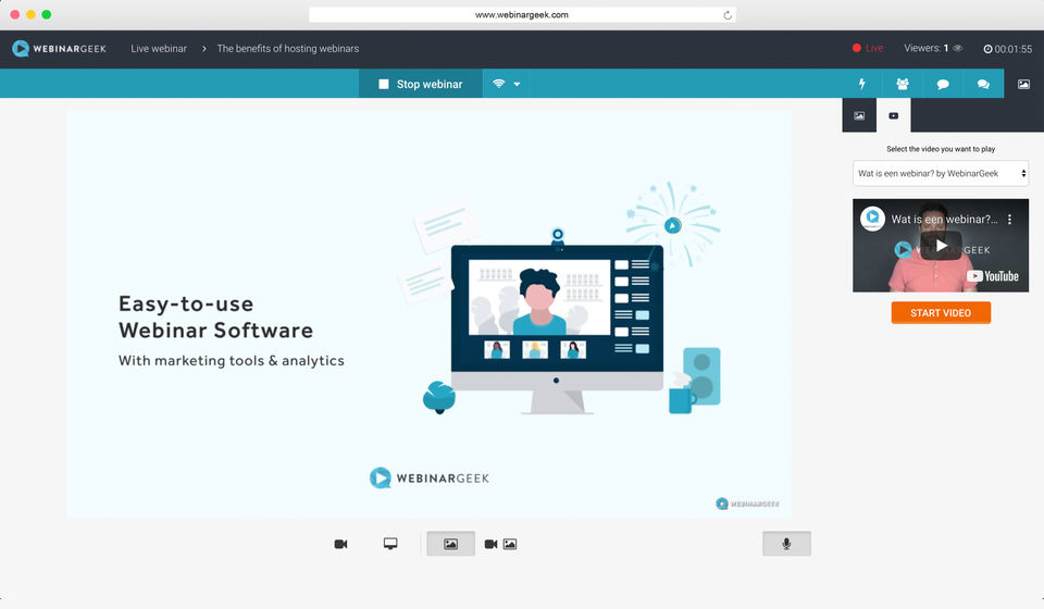WebinarGeek Screenshot 2