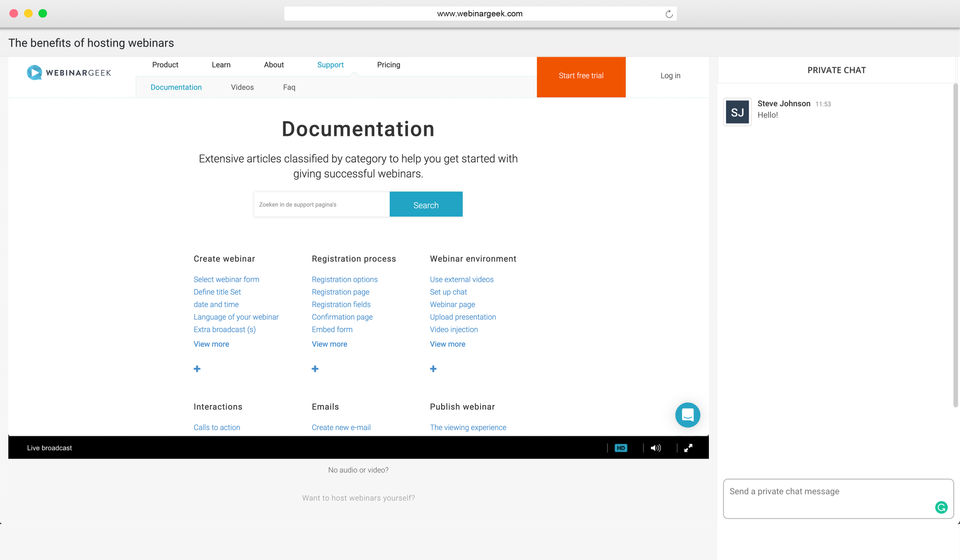 WebinarGeek Screenshot 4