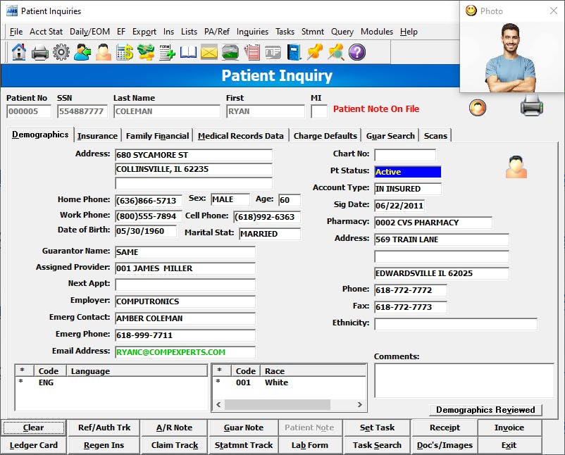 AMS Patient Portal Screenshot 3