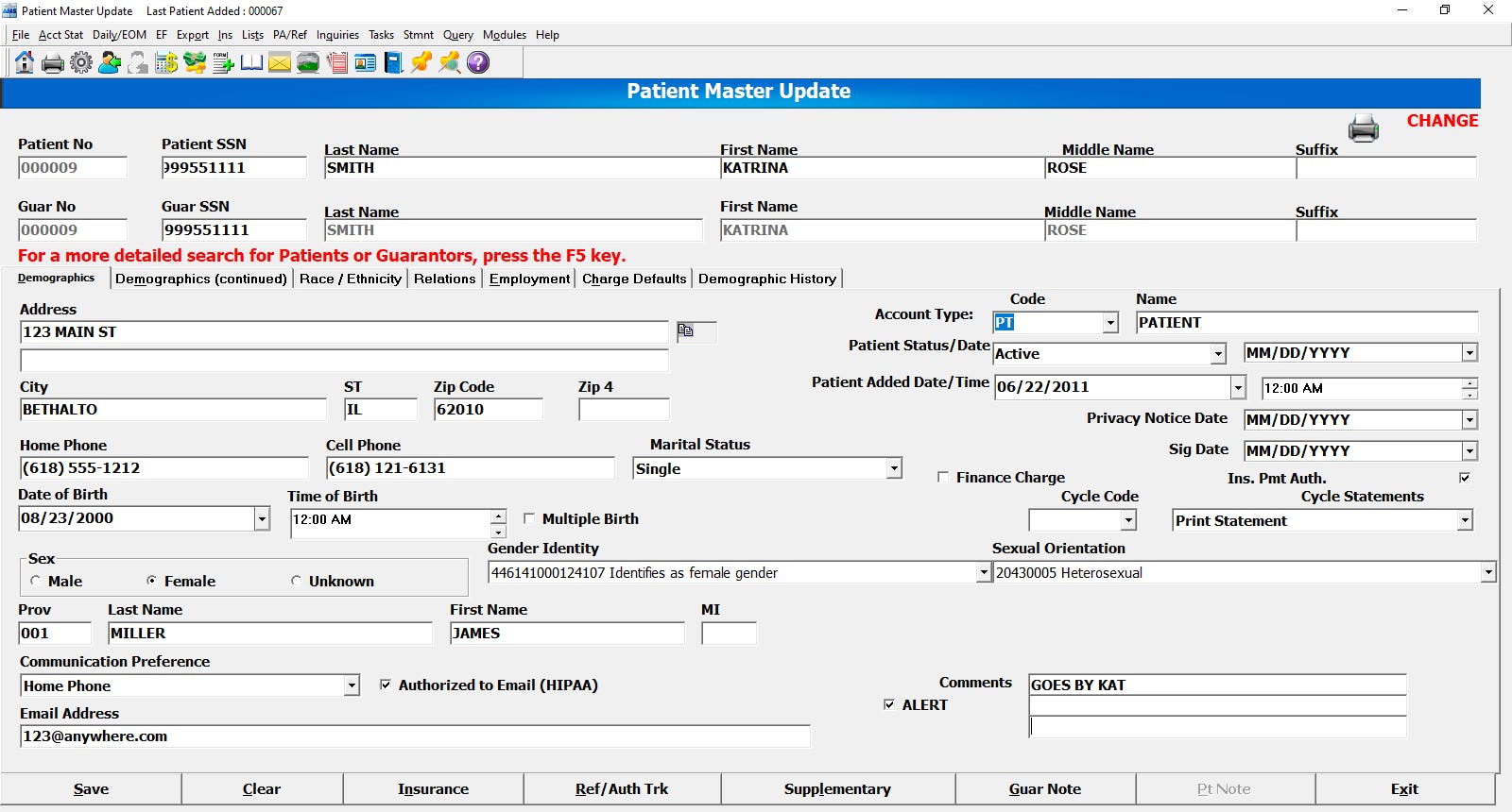 AMS Patient Portal Screenshot 4