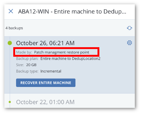 Acronis Cyber Protect Cloud Screenshot 4