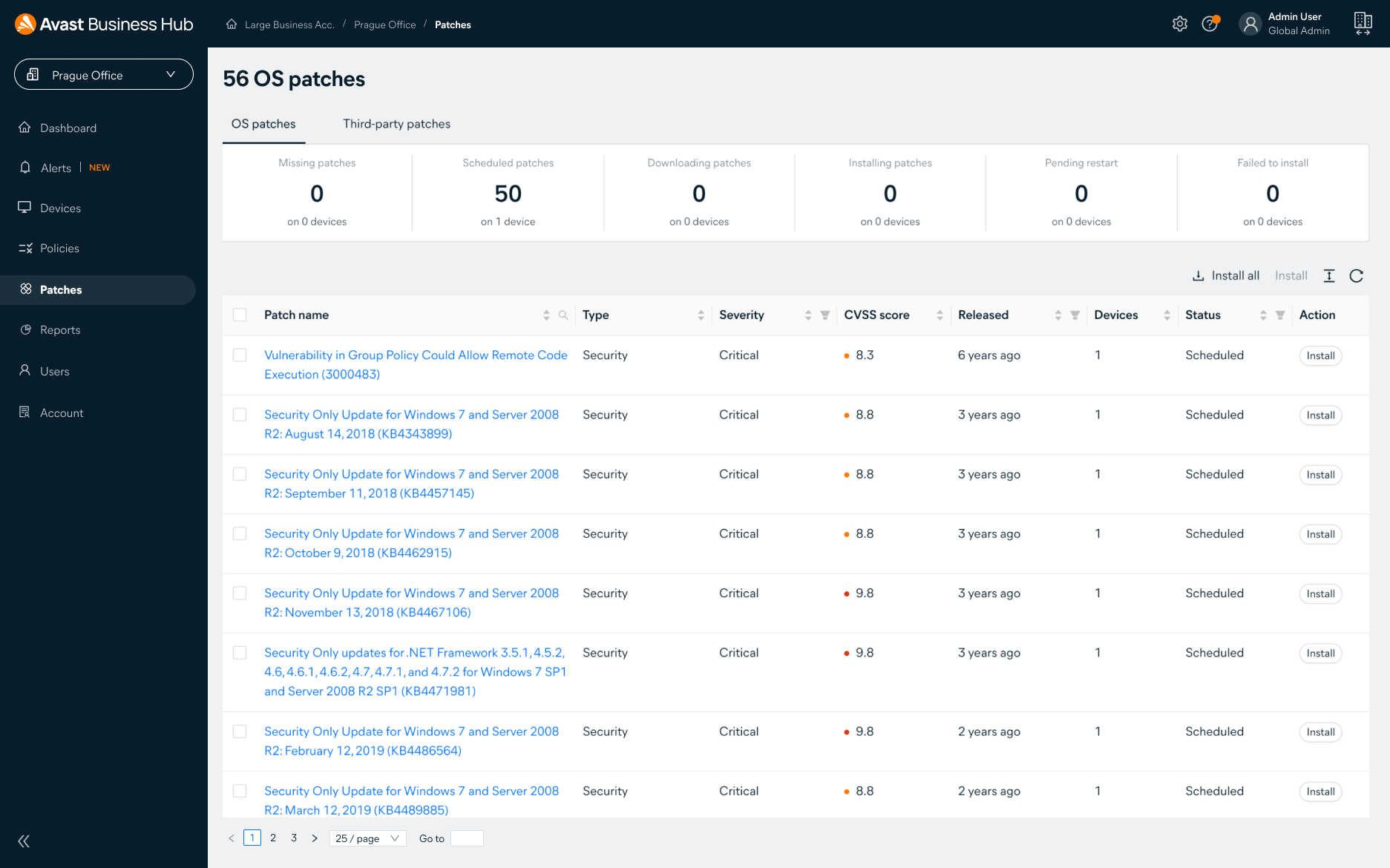 Avast Business Patch Management Screenshot 3