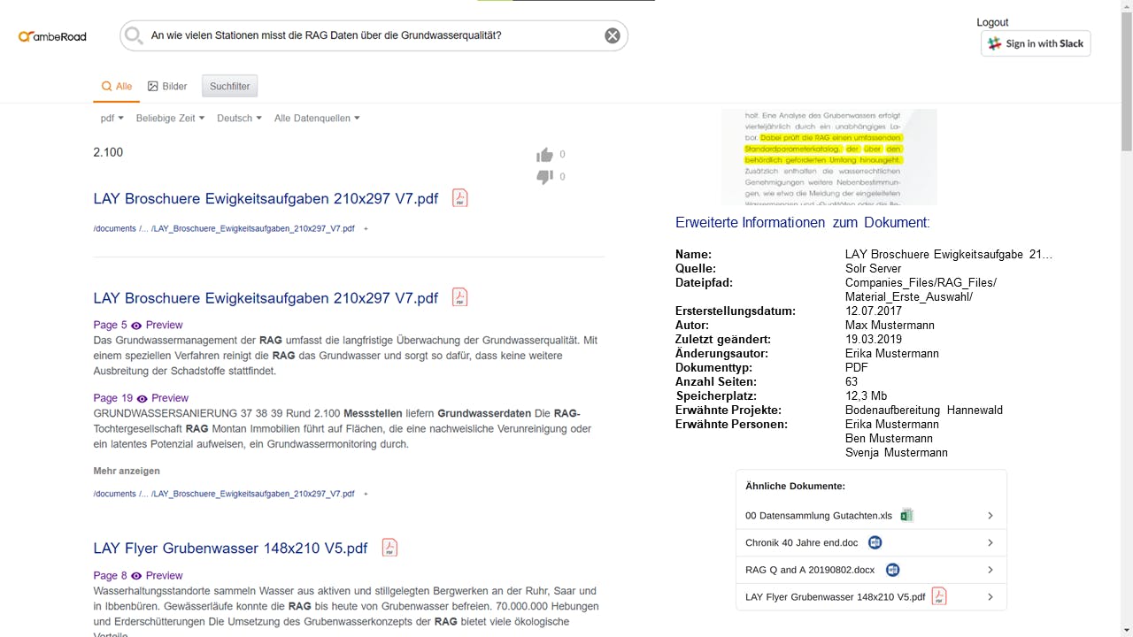 amberSearch Screenshot 1
