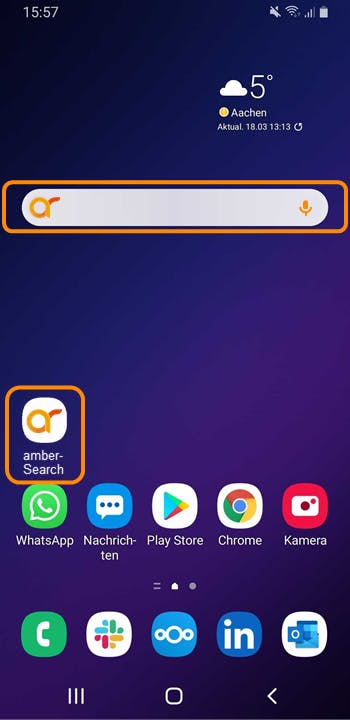 amberSearch Screenshot 2