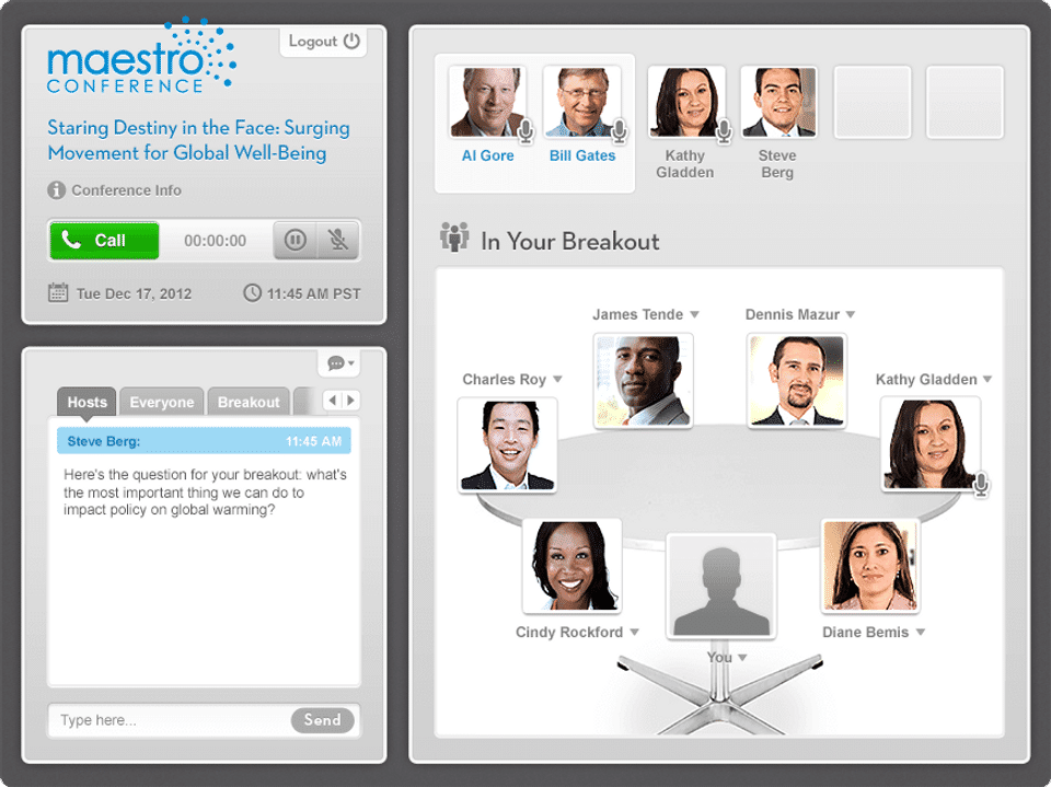 MaestroConference Screenshot 2