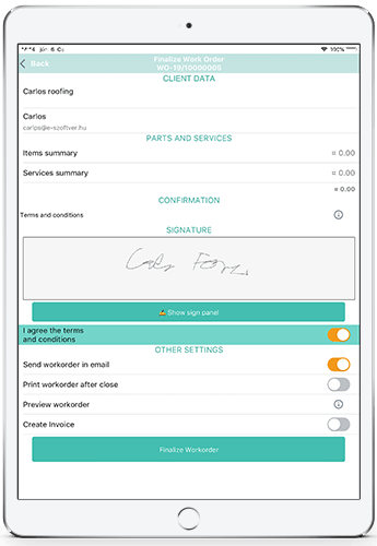 Repair-CRM Screenshot 4