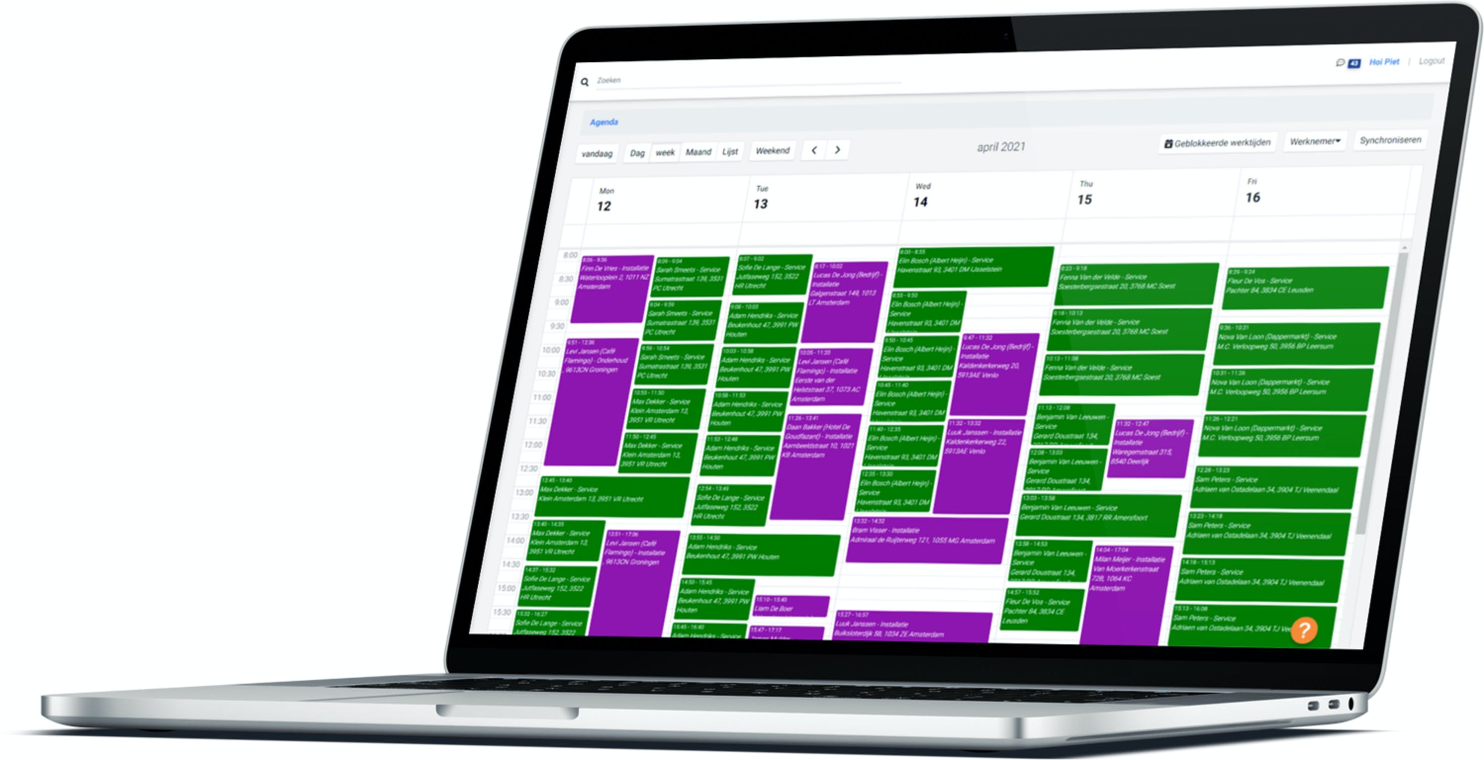 ServicePlanner Screenshot 1